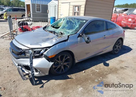 2019 Honda Civic Sport из США, поврежденный, VIN 2HGFC4B84KH304928